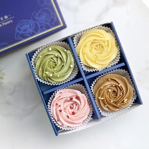 【傳遞幸福】四種口味玫瑰塔禮盒