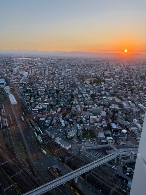 名古屋夕陽