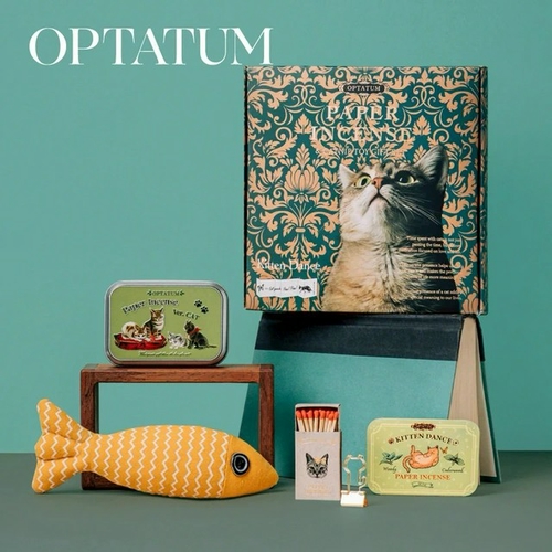 【OPTATUM】寵物薰香貓咪禮盒😺含魚造型貓薄荷玩偶｜不含酒精