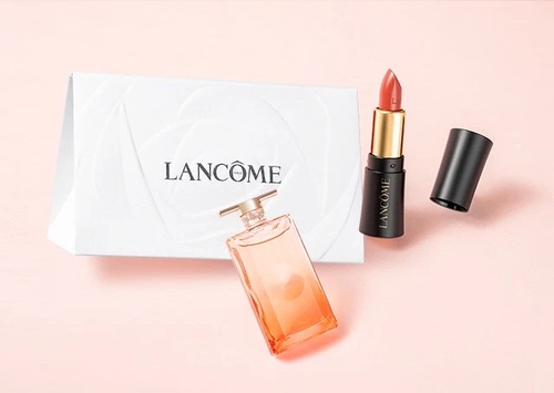 【蘭蔻】精巧版絕對完美柔霧唇膏#274+唯我香水