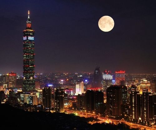 台北101月圓人團圓