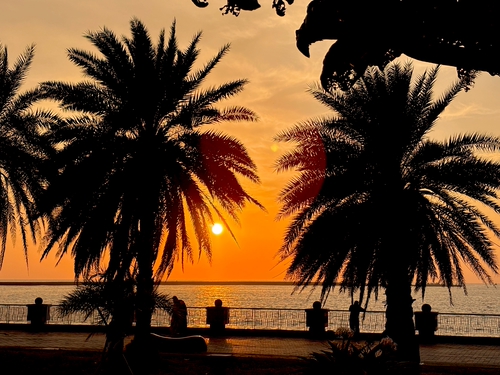 高雄西子灣美麗夕照