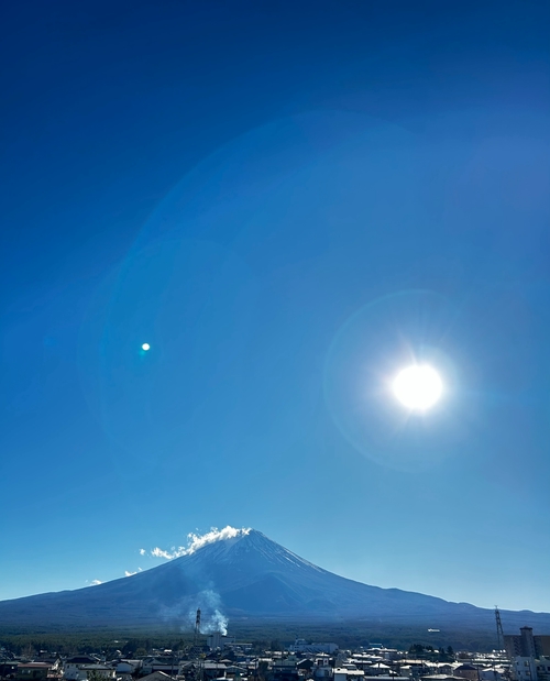富士山的日與月