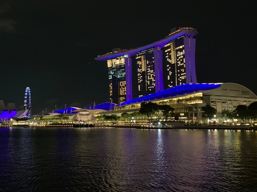 金沙飯店的夜景
