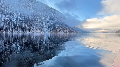 山水一色 鏡中小月