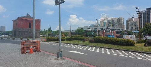 炎熱的街道
