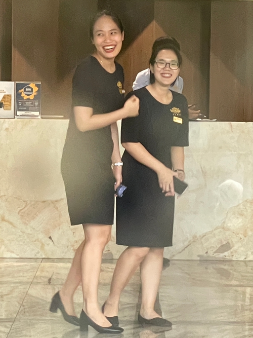 我想對妳們說，謝謝妳們的笑容